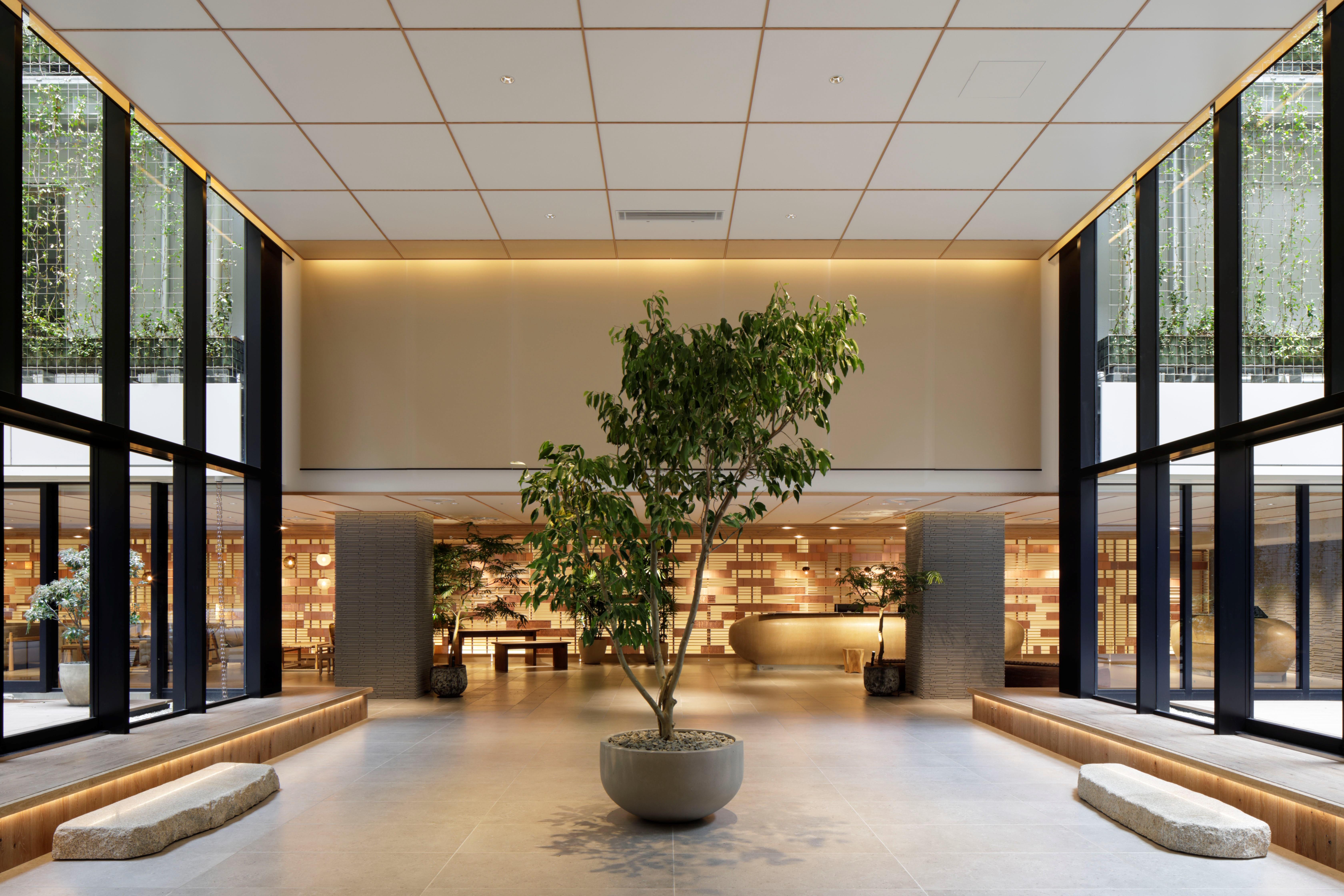 Good Nature Hotel Киото Экстерьер фото The lobby of the hotel